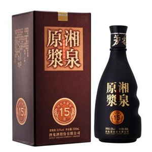 52度500ml 15年湘泉原浆酒价格